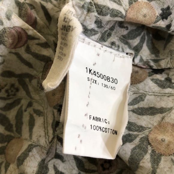 JNBY Print Ruffle Sleeves Kids Dress, Laura Ashley Style / Size 6-7 - Picture 5 of 5